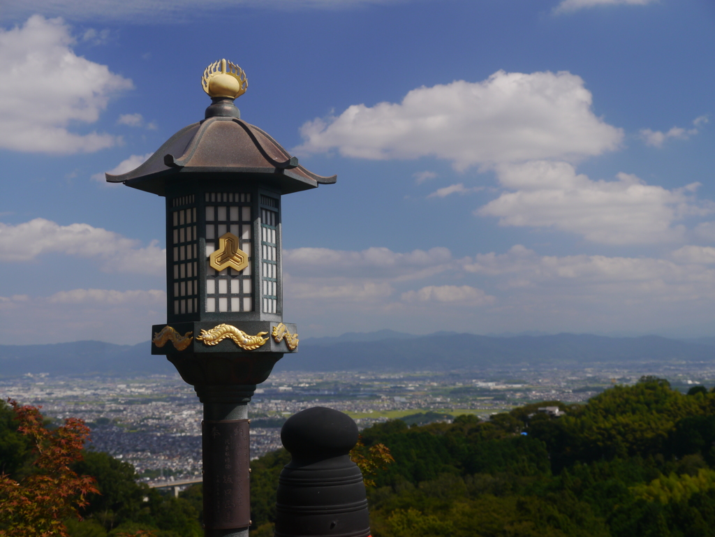 信貴山にて