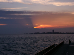 ちょっと夕焼け