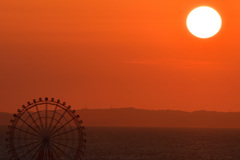 魚津夕景