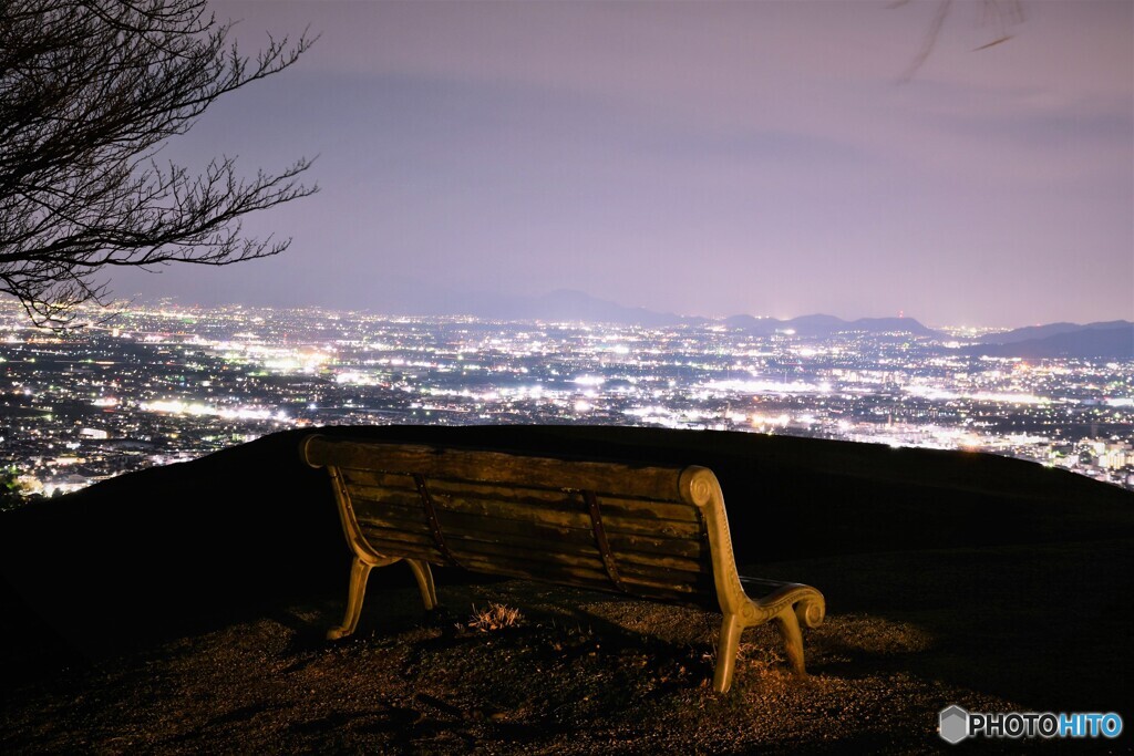 若草山からの夜景04（HDR)