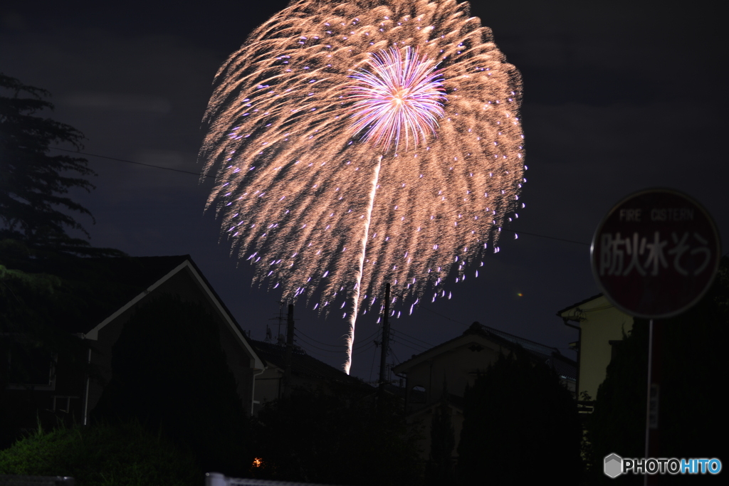 夜空に目玉おやじ