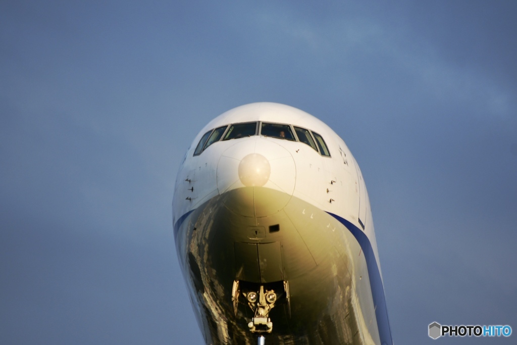 新幹線じゃないよ・・飛行機だもん