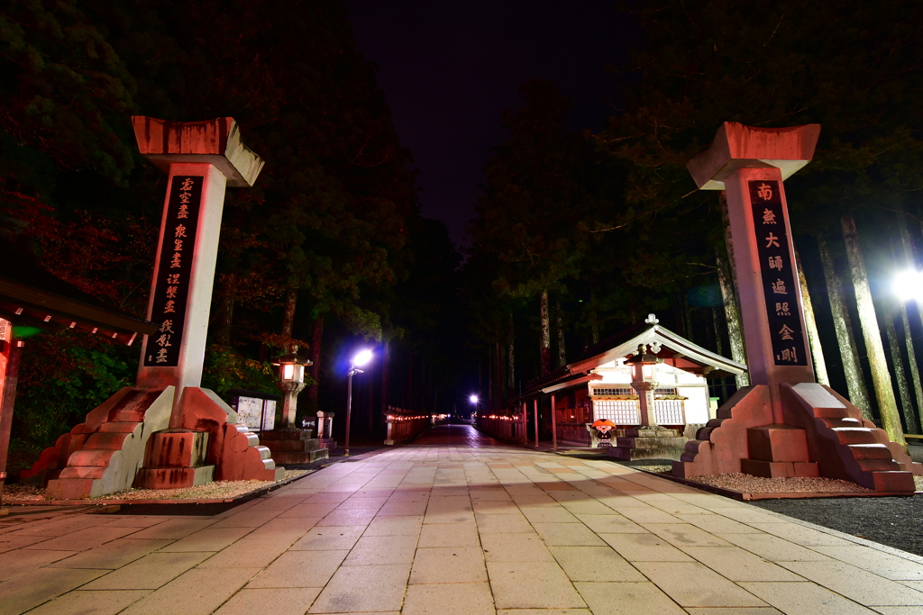 夜の高野山01