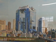 油絵の梅田スカイビル