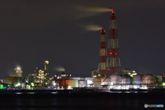 堺泉北臨海工業地帯 の夜景01