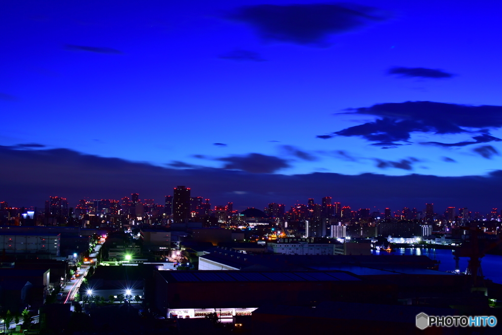 なみはや大橋からの大阪市内03