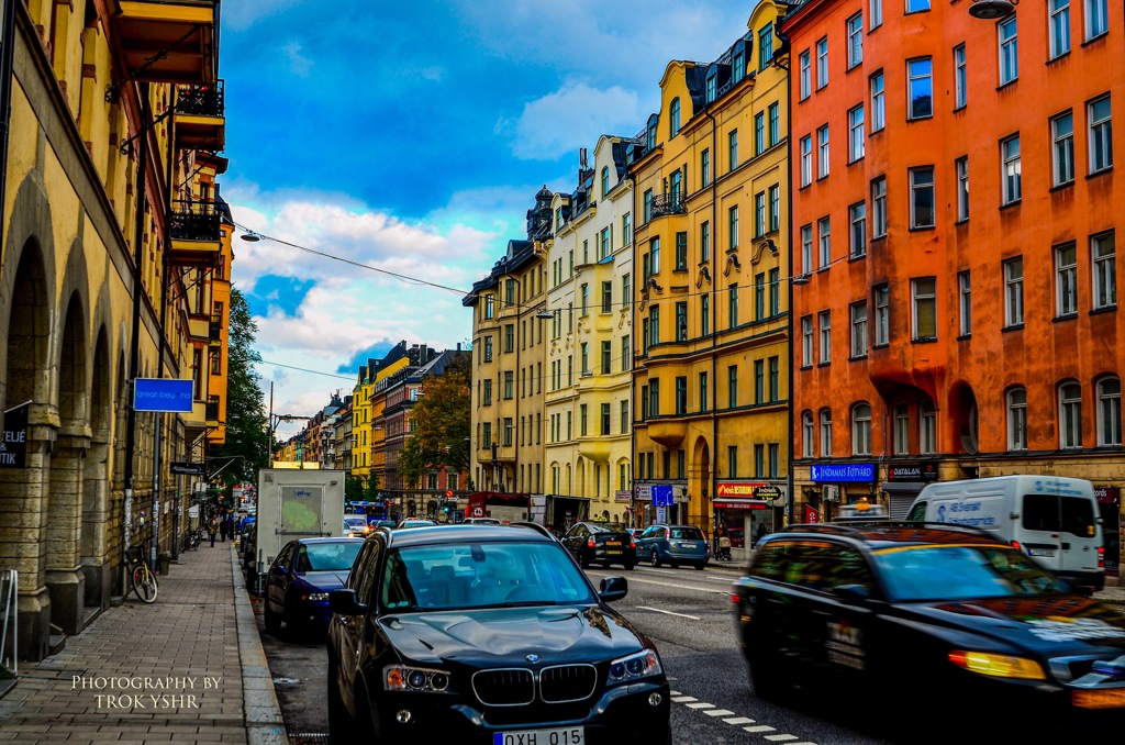 Swedish cityscape