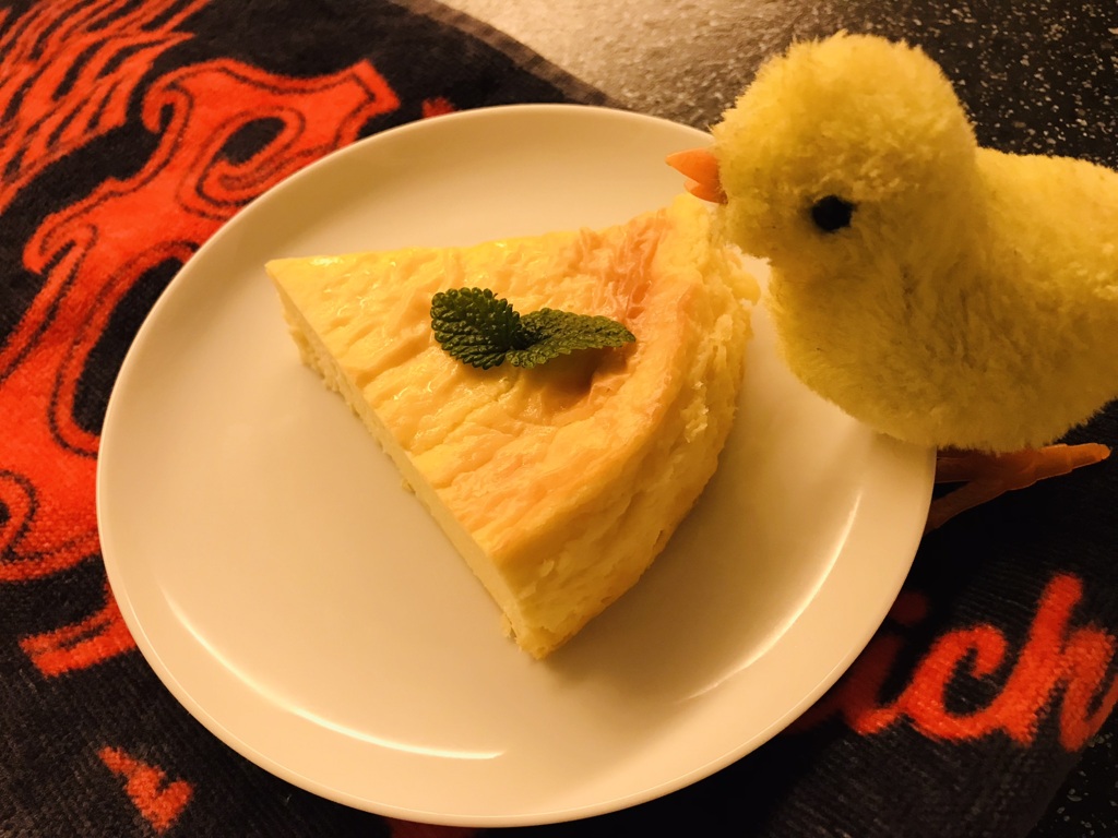 チーズケーキ作った日