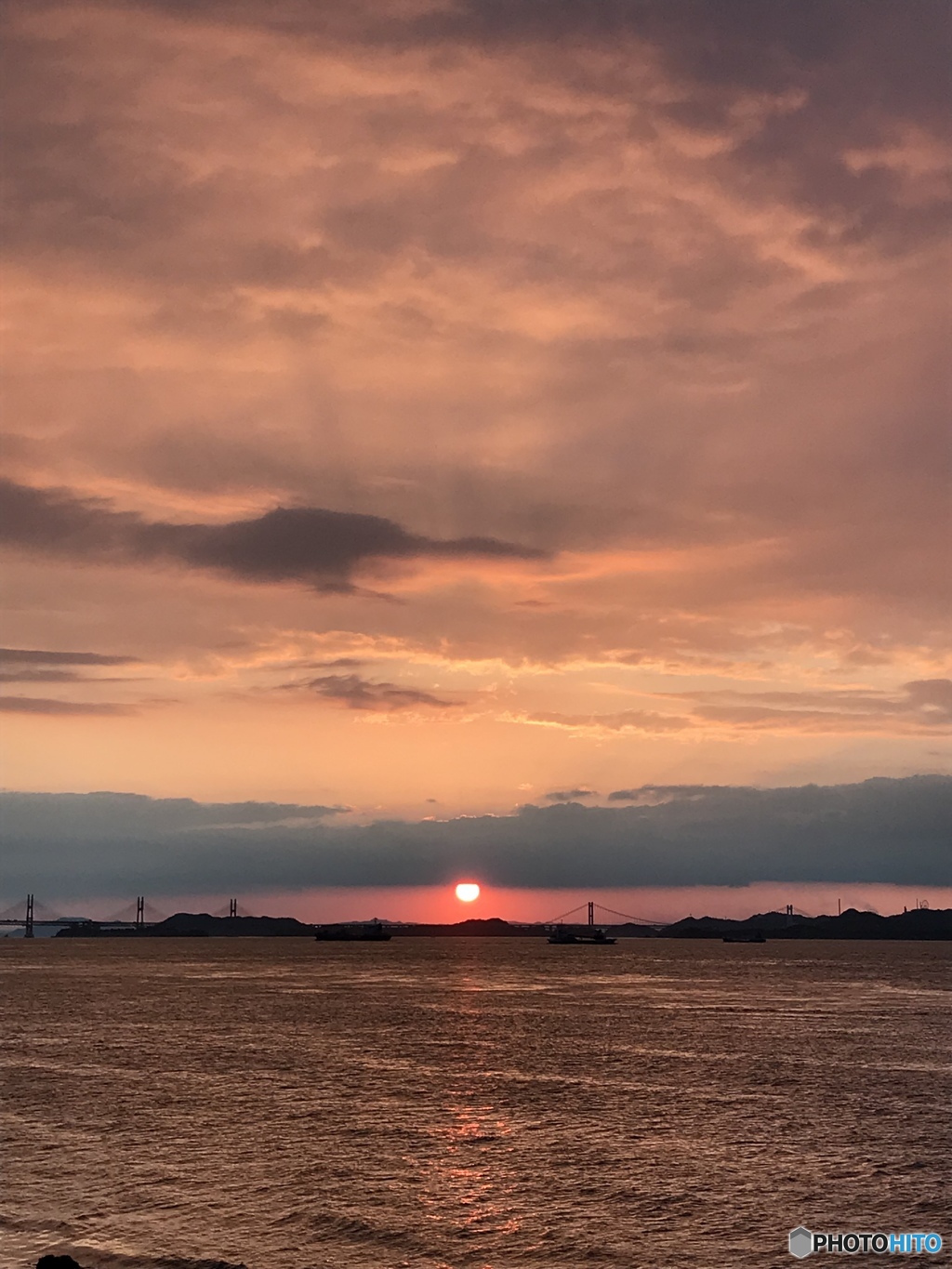 夕日