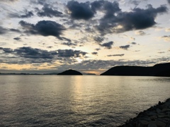 今朝の空(いつもの場所)