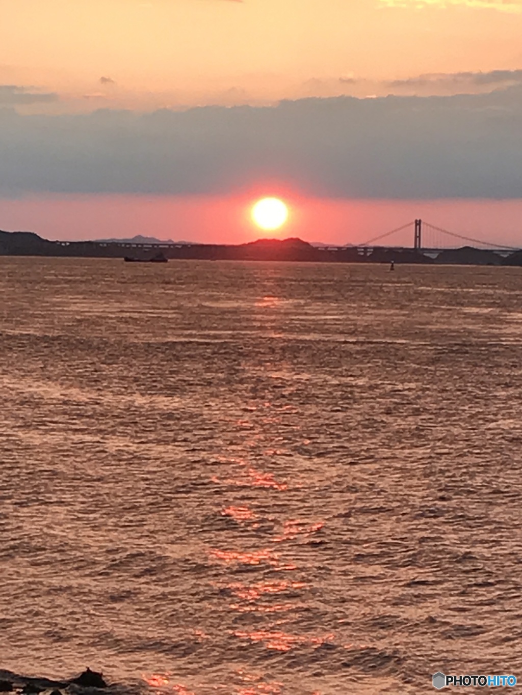 夕日