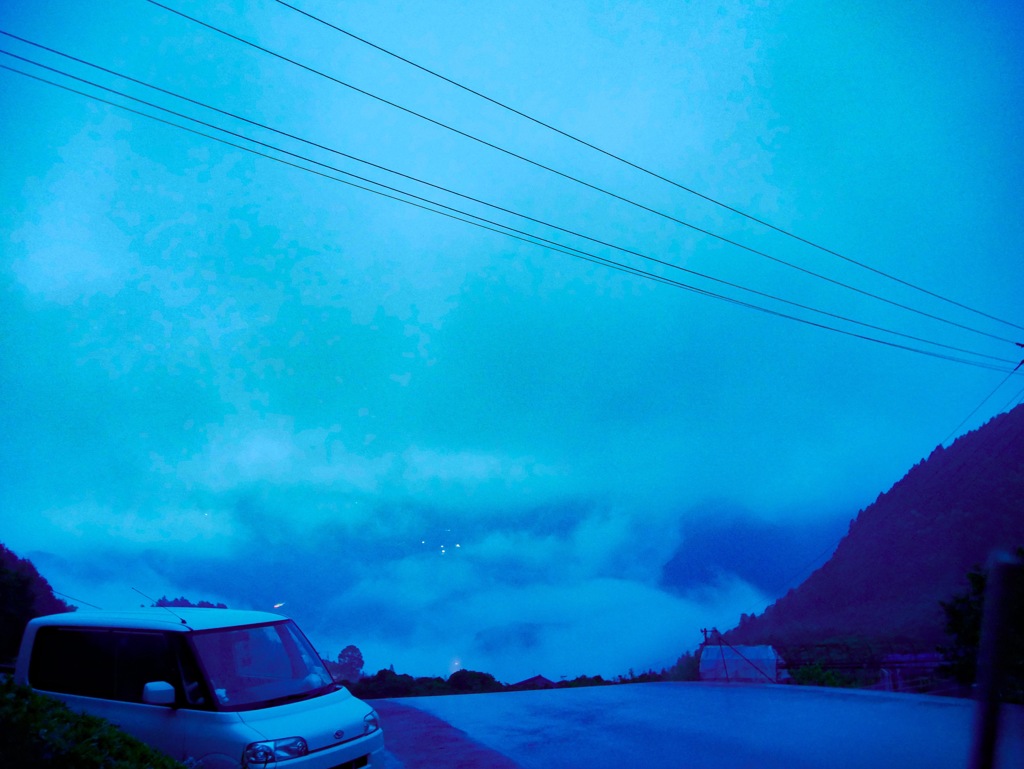 夕暮れ