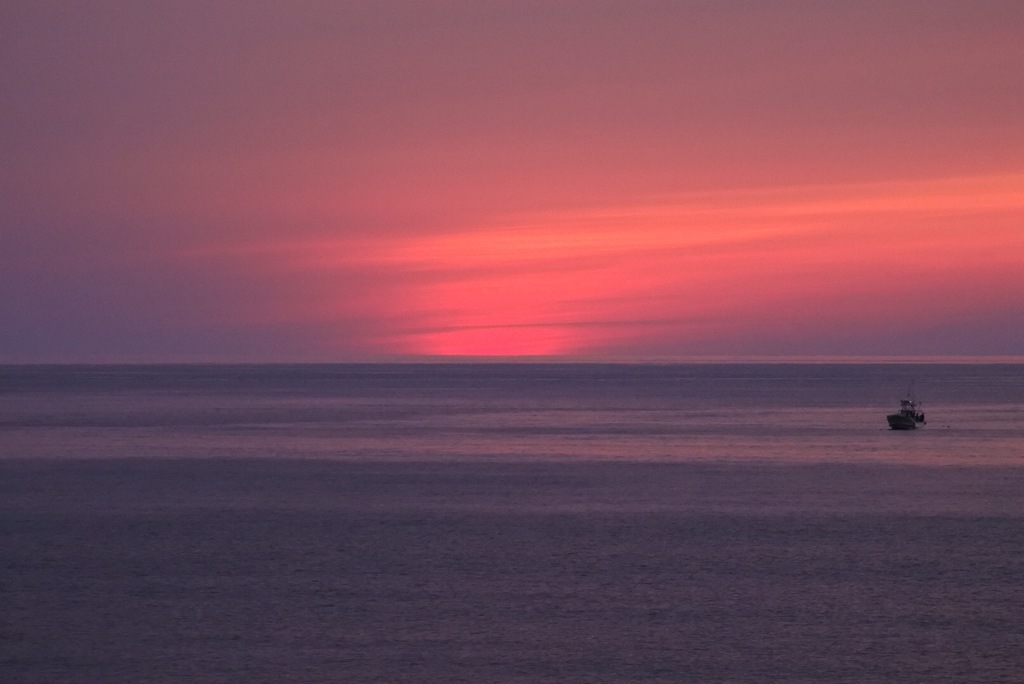 海、夕景