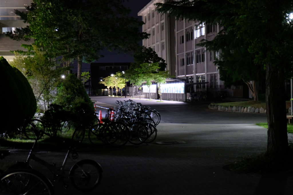 X-T20でキャンパス夜景