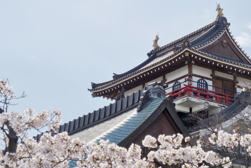 春の清洲城