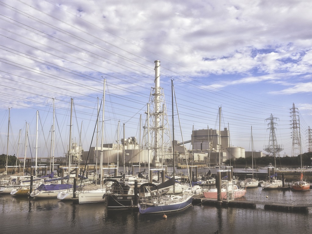 The calm yacht harbor of Fuki.