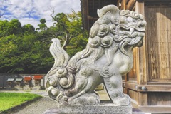 狛犬のいる境内