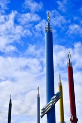 Pillars of nagoya congress center