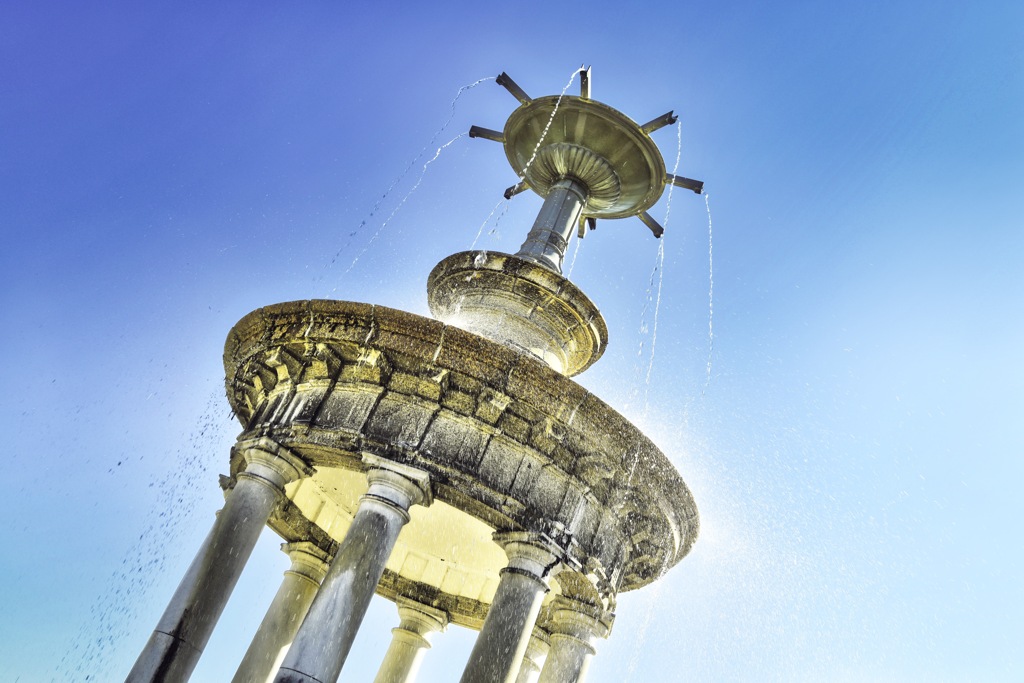 Fountain tower of Tsuruma Park