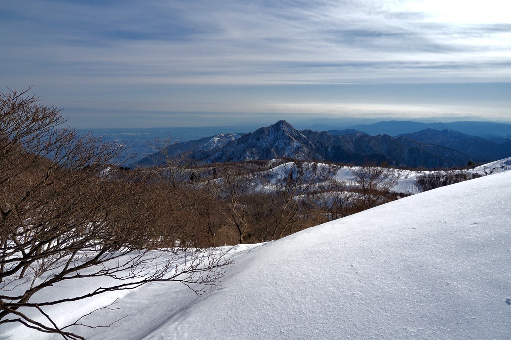 雪山へ到着