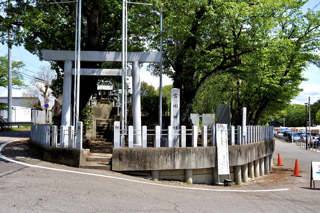 宮川神社のある、市街地。