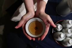 お茶で一休み