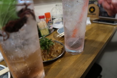 チャプチェと紫蘇ハイ
