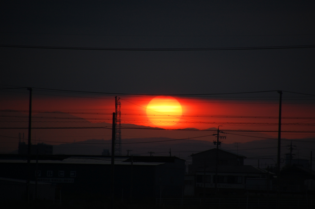 寝起きの赤い目