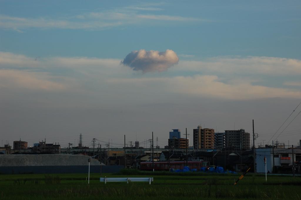 浮いてる雲