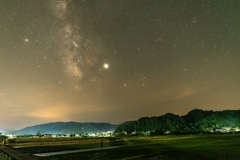 小さな町で天の川