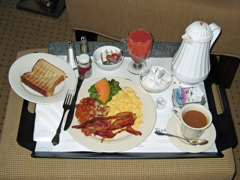 American breakfast / ルームサービス