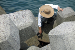 穴釣り