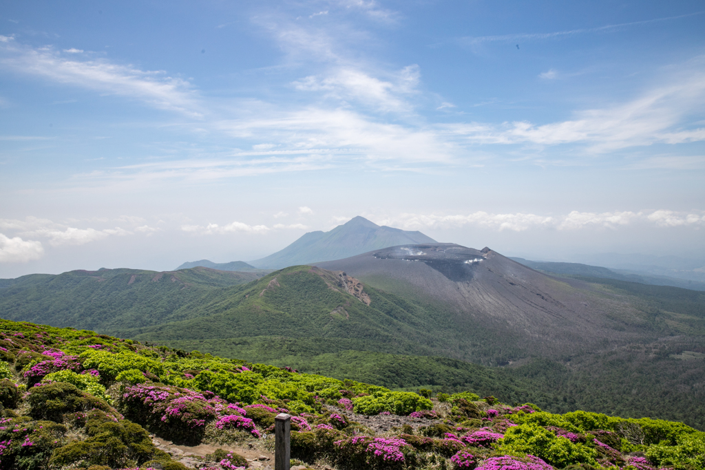 韓国岳山頂から