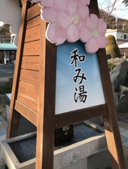 河津桜と和み湯