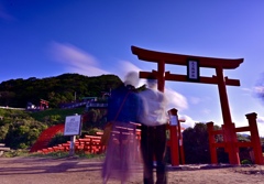 元乃隅神社の鳥居