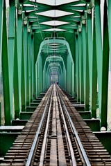 立山橋横の鉄橋