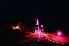 角島大橋夜景