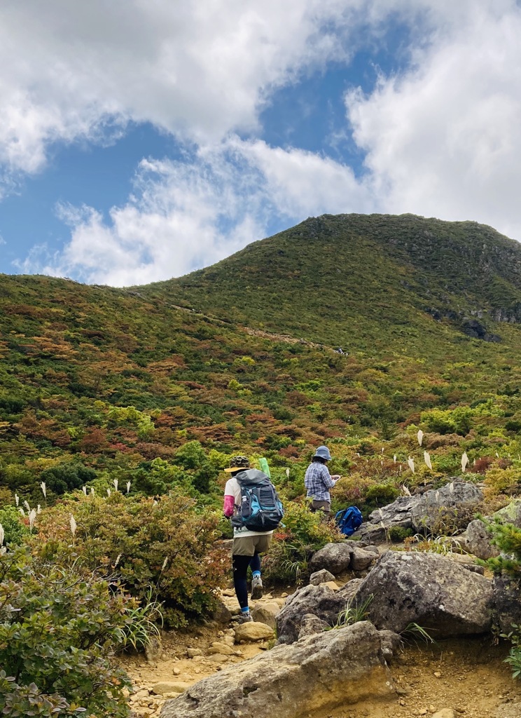 秋の登山