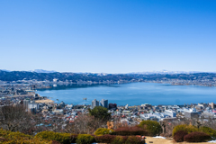 立石公園・諏訪湖