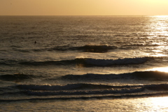 綺麗な夕焼けの海
