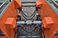 トロッコ列車連結部