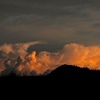  不安な夕景