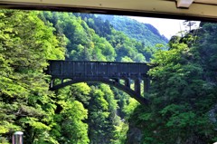 渓谷の鉄橋