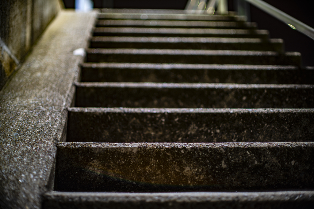 コンクリートの階段