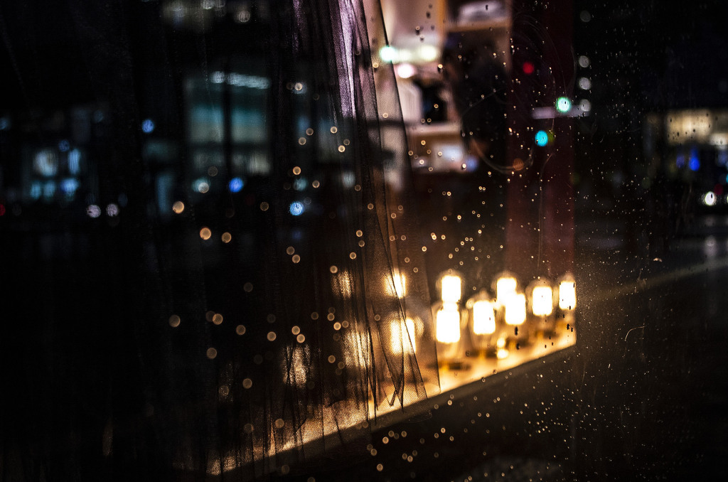 雨　ショーウインドー