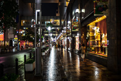 天神　雨後