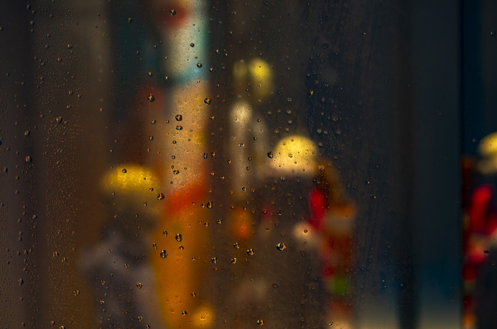 雨　ショーウインドー