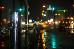 雨の夜