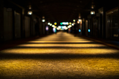 夜更けの天神地下街