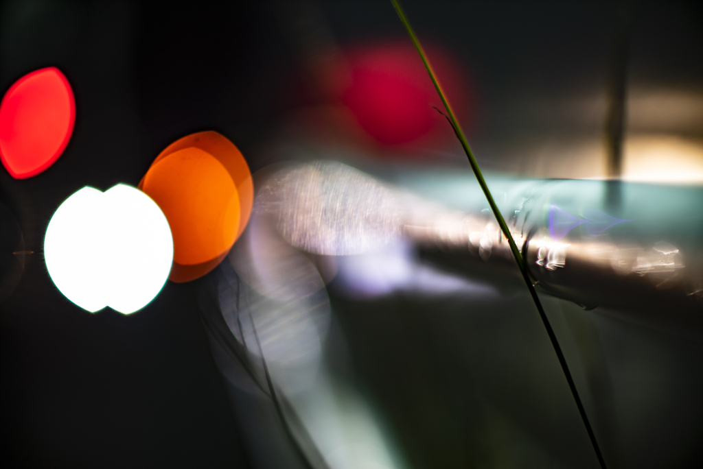 ガードレール　草